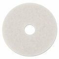 Overtime 18 in. dia Standard Polishing Floor Pads - White, 5PK OV3747330